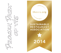 Proudly Part of the Sustainable Restaurant Association 2012